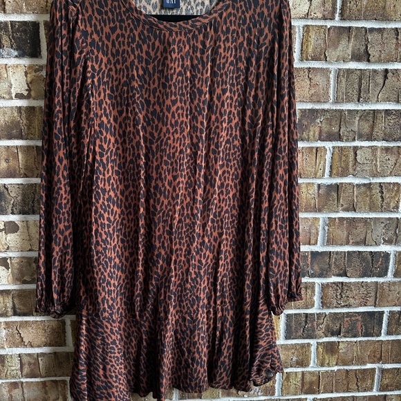 GAP Brown Long Sleeve Dress - Picture 4 of 13